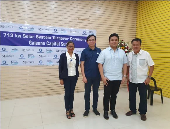 GAISANO CAPITAL – SURIGAO CITY - 713kWp SOLAR ON-GRID SYSTEM SET-UP